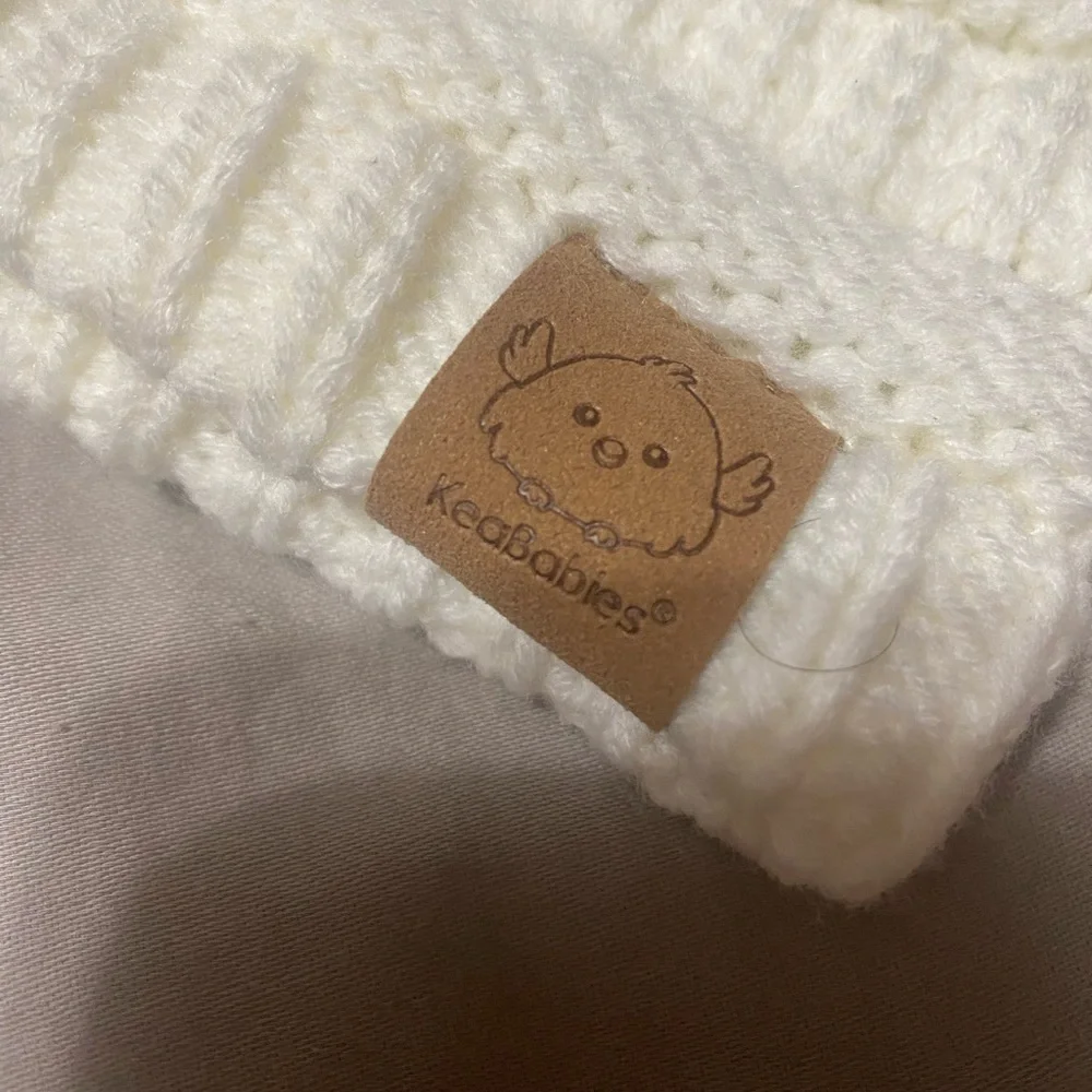 Keababies Ivory Knit‎ Hat for Baby- NWOT